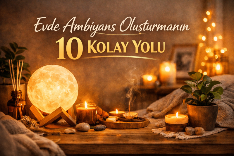 Evde Ambiyans Oluşturmanın 10 Kolay Yolu