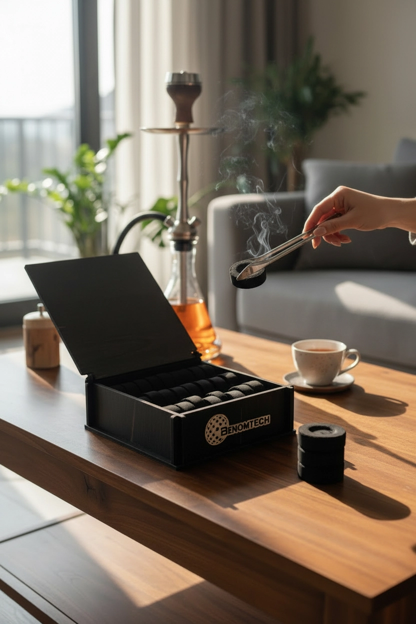 Premium Hızlı Yanan 24'lü Tablet Kömür - Nargile ve Buhur İçin Özel Seri