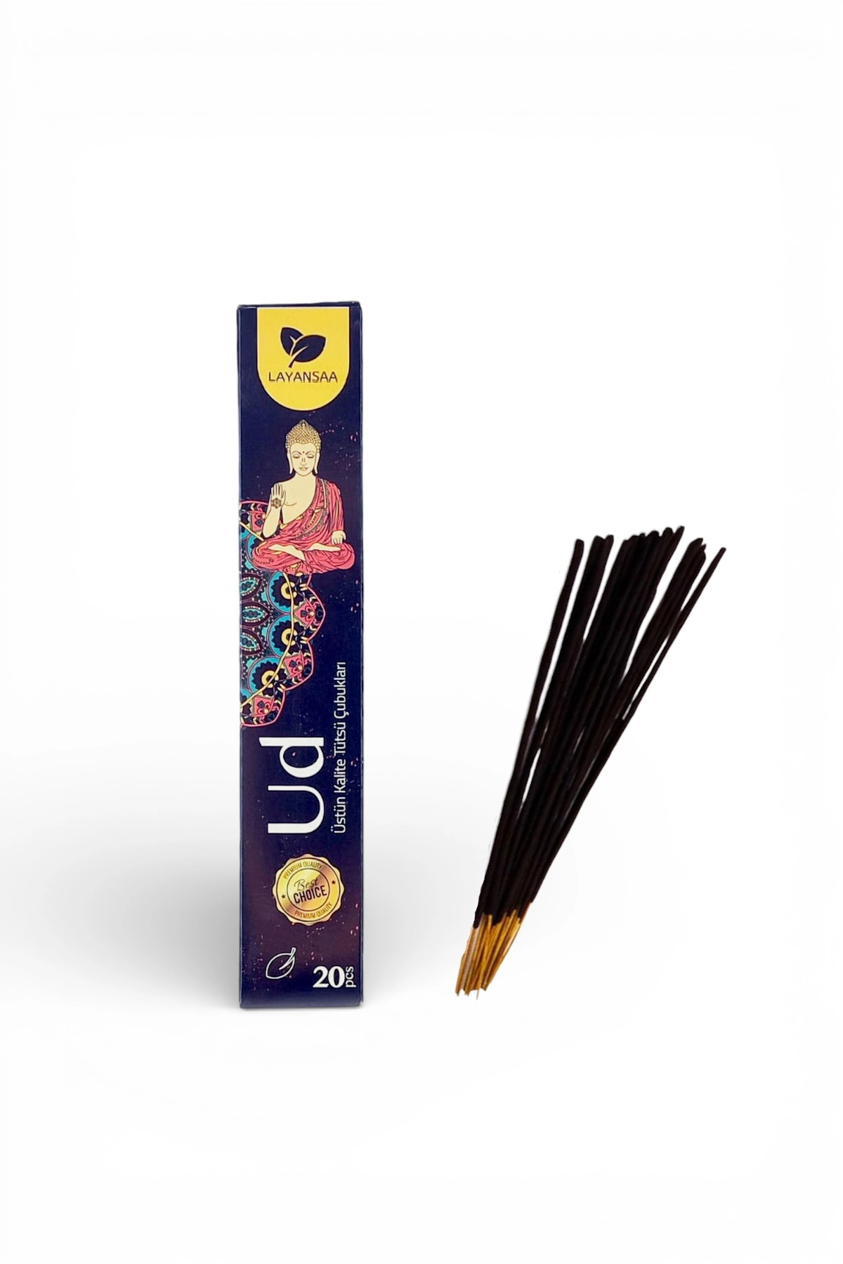 Layansaa Ud Ağacı Tütsüsü – 20’li Doğal Çubuk Tütsü