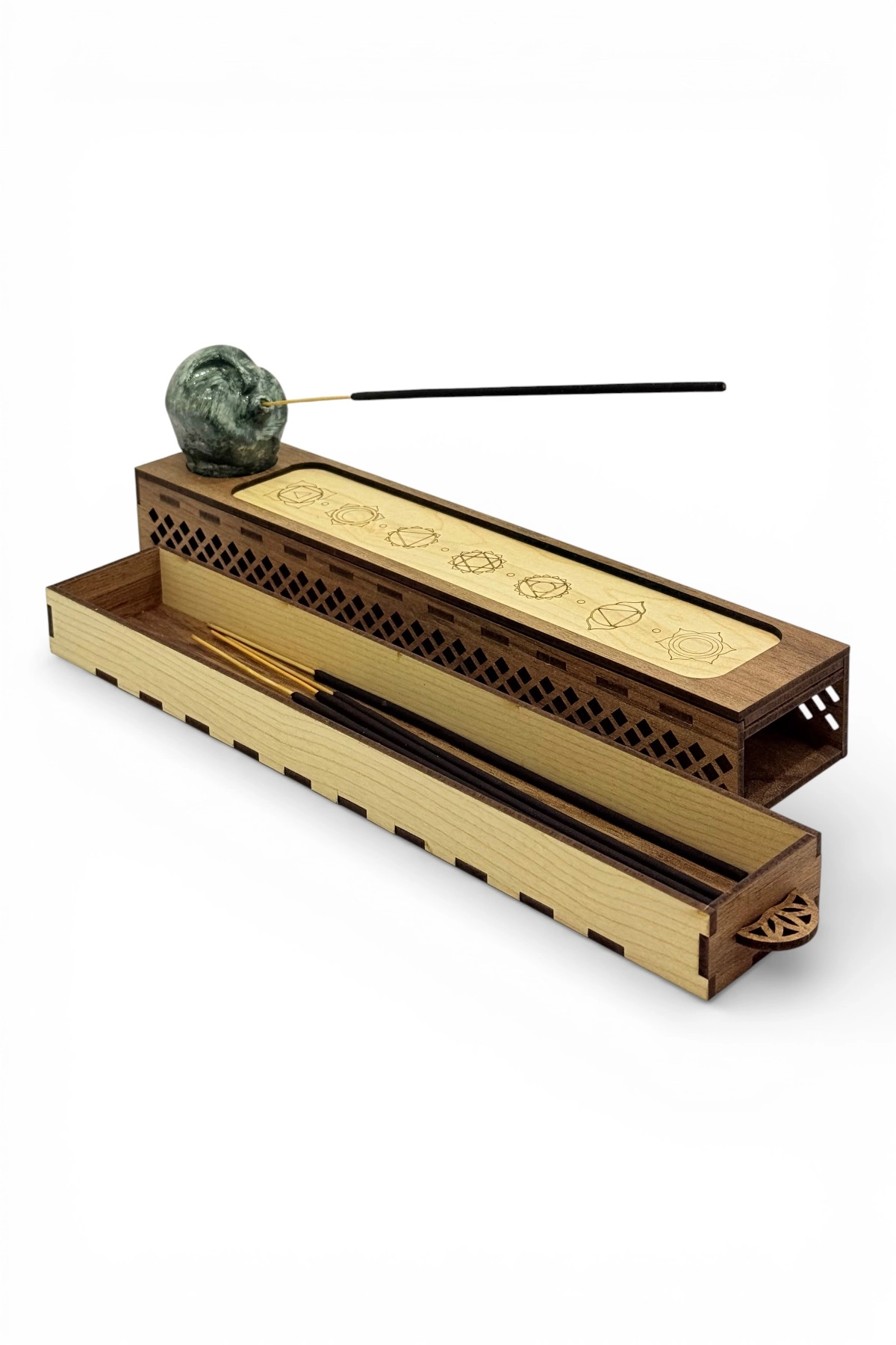 ARCHE Serisi ATA Chakra Edition | Premium Ahşap Tütsülük