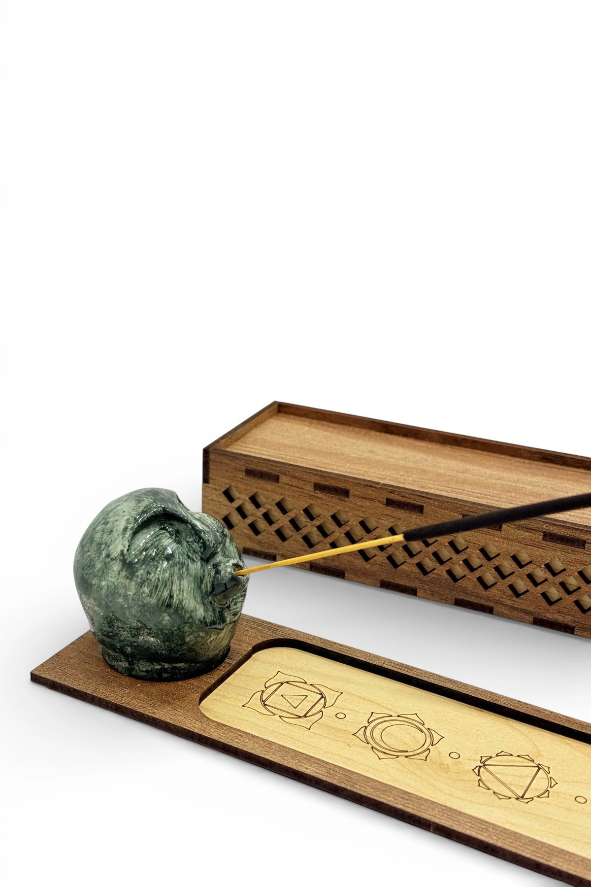 ARCHE Serisi ATA Chakra Edition | Premium Ahşap Tütsülük