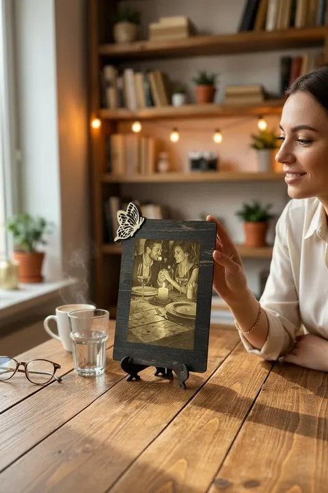 Kişiye Özel Ahşap Üzerine Fotoğraf Baskı Tablo