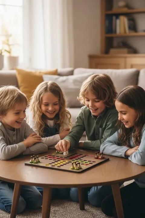 Ahşap Ludo Oyunu (Kızma Birader) - 4 Kişilik Premium Masa Oyunu