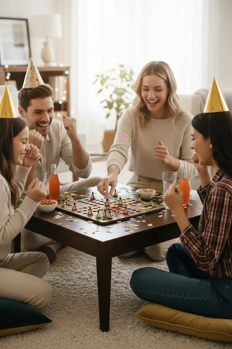 Ahşap Ludo Oyunu (Kızma Birader) - 4 Kişilik Premium Masa Oyunu