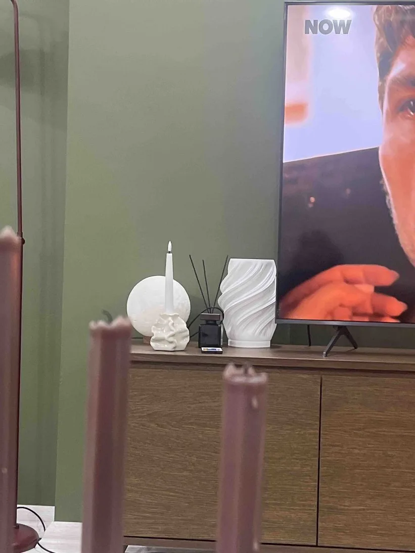 Ay Küre Masa Lambası 17.4 cm Dekoratif Gece Lambası Gün Işığı LED Ampul Dahil